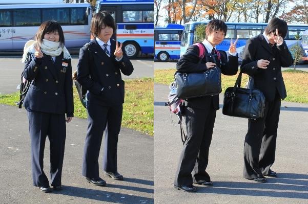 本日より 冬期間の女子スラックス着用開始となりました 北海道栄高等学校の栄ブログ